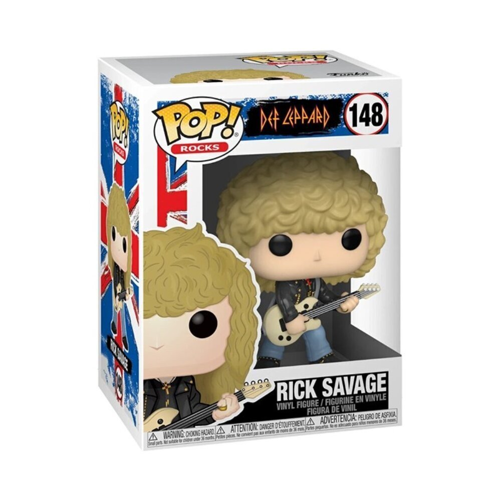 Funko Pop! Rocks – Def Leppard Rick Savage #148 – New in Box – Vaulted